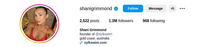 Profile of Shani Grimmond MMF Australia